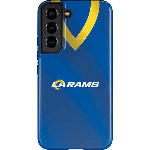 NFL Los Angeles Rams Team Jersey Galaxy S22 Pro Case