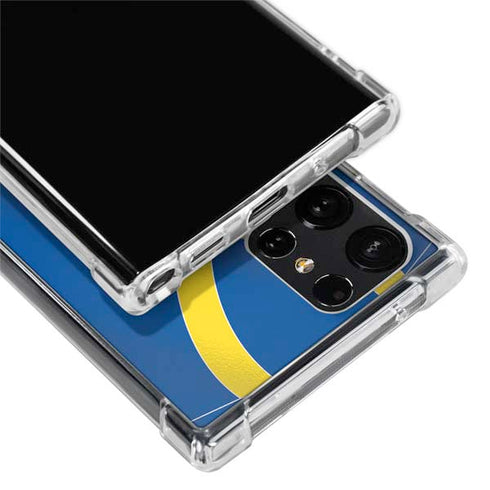 NFL Los Angeles Rams Team Jersey Galaxy S22 Ultra Clear Case