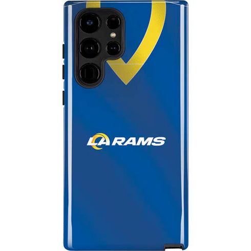NFL Los Angeles Rams Team Jersey Galaxy S22 Ultra Pro Case