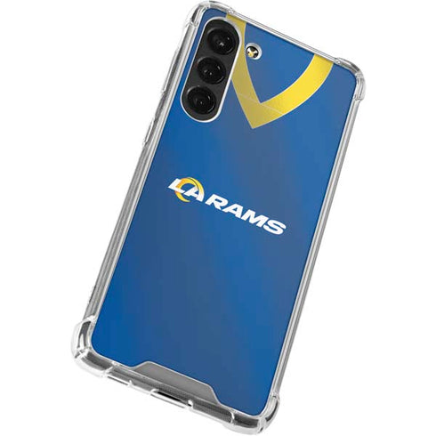 NFL Los Angeles Rams Team Jersey Galaxy S23 Plus Clear Case