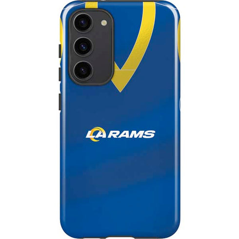 NFL Los Angeles Rams Team Jersey Galaxy S23 Plus Pro Case