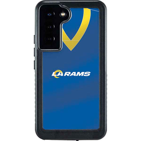 NFL Los Angeles Rams Team Jersey Galaxy S23 Plus Waterproof Case