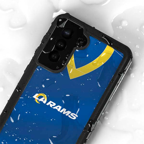 NFL Los Angeles Rams Team Jersey Galaxy S23 Plus Waterproof Case