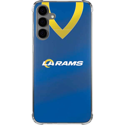 NFL Los Angeles Rams Team Jersey Galaxy S24 Plus Clear Case