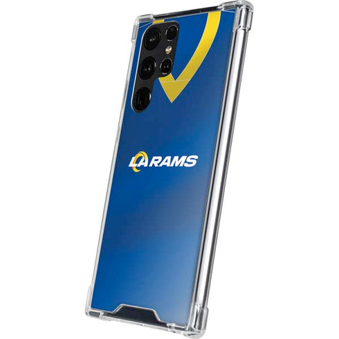 NFL Los Angeles Rams Team Jersey Galaxy S24 Ultra Clear Case