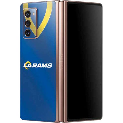 NFL Los Angeles Rams Team Jersey Galaxy Z Fold2 5G Skin