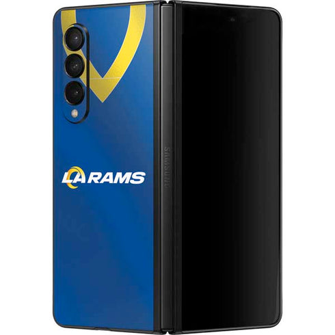 NFL Los Angeles Rams Team Jersey Galaxy Z Fold3 5G Skin