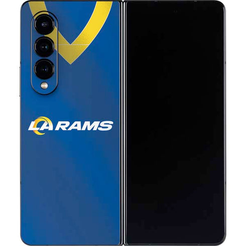 NFL Los Angeles Rams Team Jersey Galaxy Z Fold4 5G Skin