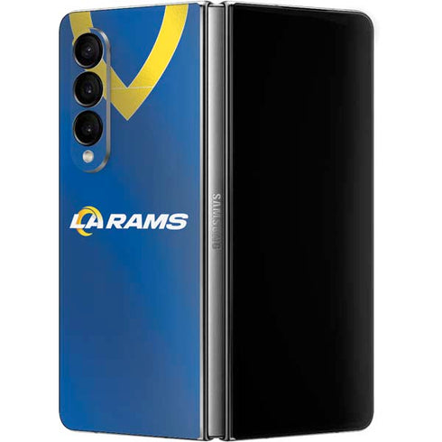 NFL Los Angeles Rams Team Jersey Galaxy Z Fold4 5G Skin