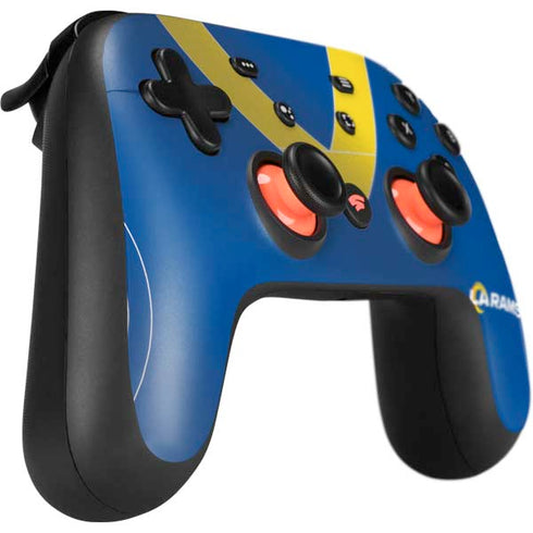 NFL Los Angeles Rams Team Jersey Google Stadia Controller Skin