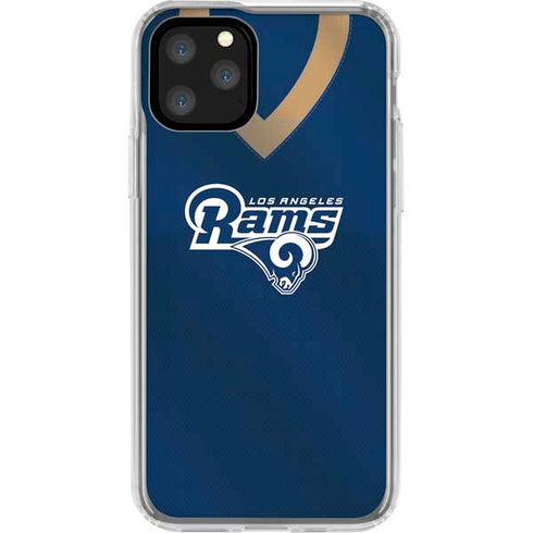 NFL Los Angeles Rams Team Jersey iPhone 11 Pro Clear Case