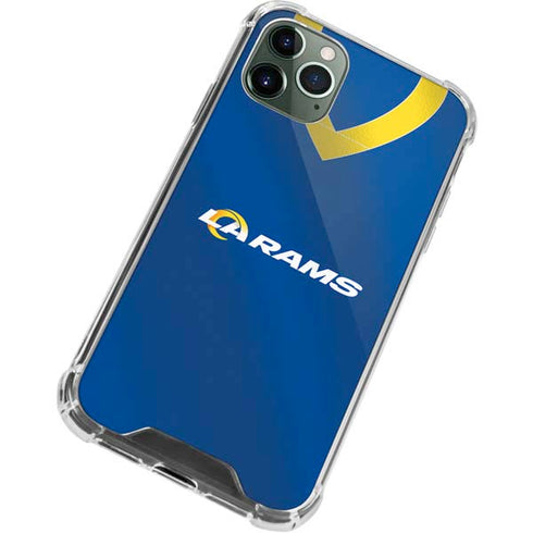 NFL Los Angeles Rams Team Jersey iPhone 11 Pro Max Clear Case