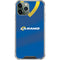 NFL Los Angeles Rams Team Jersey iPhone 11 Pro Max Clear Case