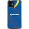 NFL Los Angeles Rams Team Jersey iPhone 12 Mini Clear Case