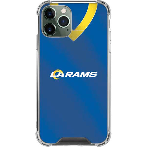 NFL Los Angeles Rams Team Jersey iPhone 12 Pro Clear Case