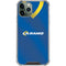 NFL Los Angeles Rams Team Jersey iPhone 12 Pro Clear Case