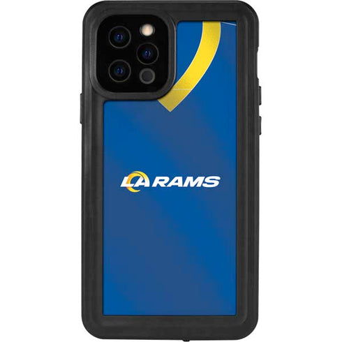 NFL Los Angeles Rams Team Jersey iPhone 12 Pro Waterproof Case