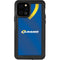 NFL Los Angeles Rams Team Jersey iPhone 12 Pro Waterproof Case