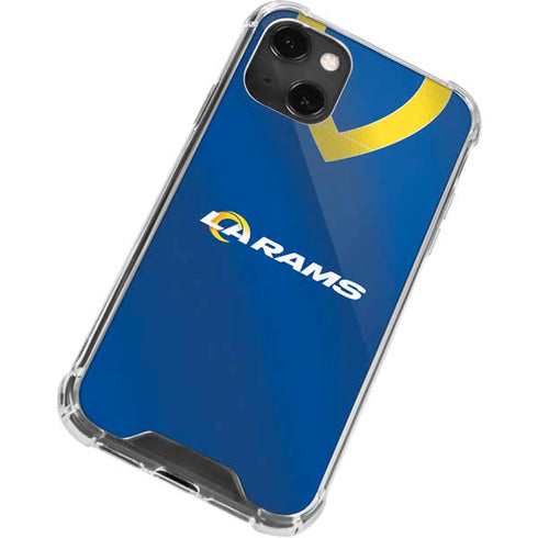 NFL Los Angeles Rams Team Jersey iPhone 13 Mini Clear Case