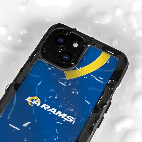 NFL Los Angeles Rams Team Jersey iPhone 13 Mini Waterproof Case