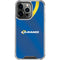 NFL Los Angeles Rams Team Jersey iPhone 13 Pro Clear Case
