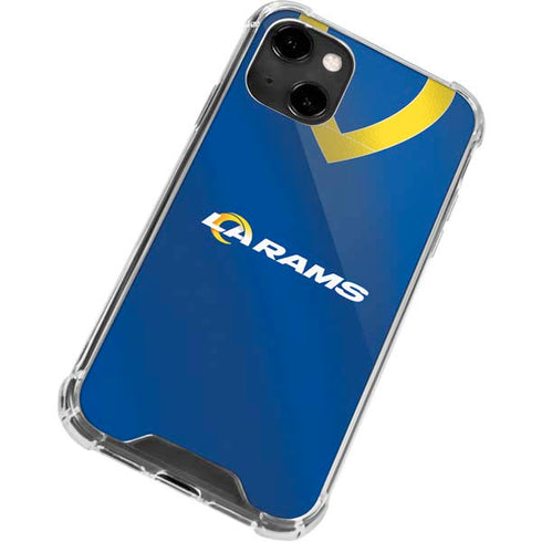 NFL Los Angeles Rams Team Jersey iPhone 14 Clear Case