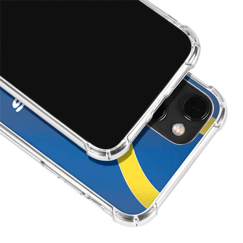 NFL Los Angeles Rams Team Jersey iPhone 15 Plus Clear Case