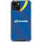 NFL Los Angeles Rams Team Jersey iPhone 15 Plus Clear Case