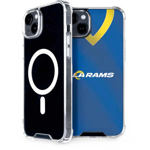 NFL Los Angeles Rams Team Jersey iPhone 15 Plus MagSafe Case