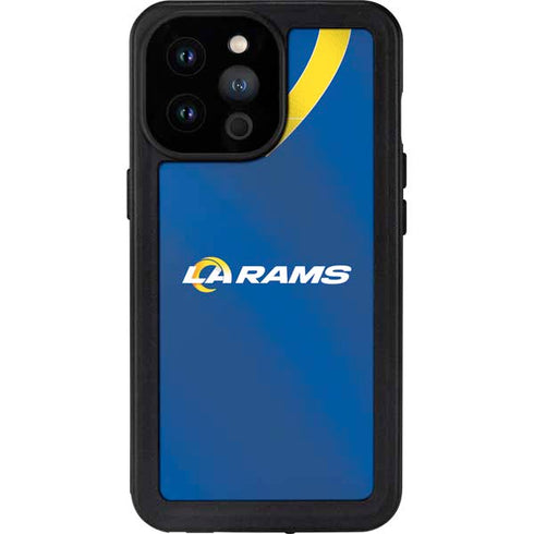 NFL Los Angeles Rams Team Jersey iPhone 14 Pro Max Waterproof Case