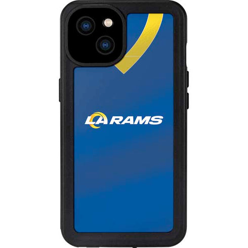 NFL Los Angeles Rams Team Jersey iPhone 15 Plus Waterproof Case