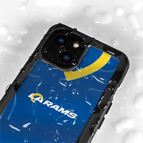 NFL Los Angeles Rams Team Jersey iPhone 15 Plus Waterproof Case