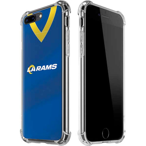 NFL Los Angeles Rams Team Jersey iPhone 7/8 Plus Clear Case