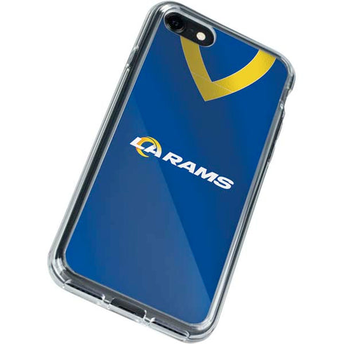 NFL Los Angeles Rams Team Jersey iPhone SE (2nd & 3rd Gen) Clear Case