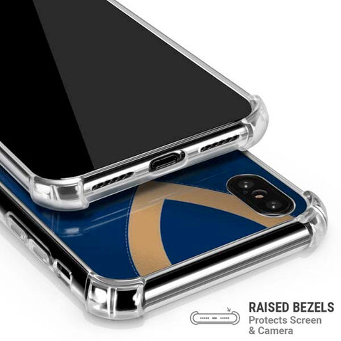 NFL Los Angeles Rams Team Jersey iPhone X/XS Clear Case
