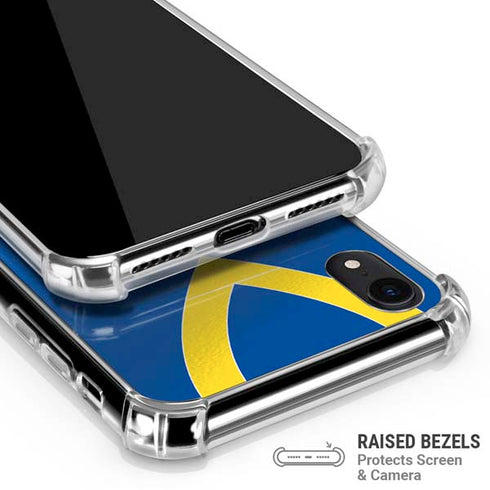 NFL Los Angeles Rams Team Jersey iPhone XR Clear Case