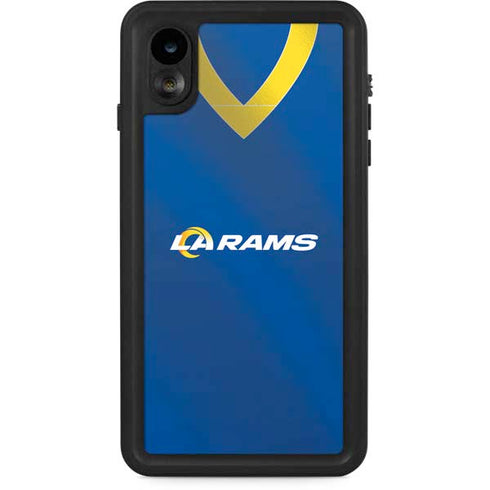 NFL Los Angeles Rams Team Jersey iPhone XR Waterproof Case