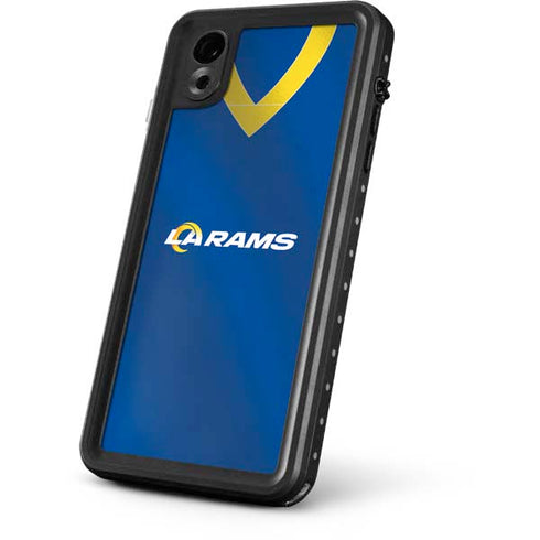 NFL Los Angeles Rams Team Jersey iPhone XR Waterproof Case