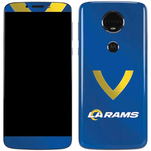 NFL Los Angeles Rams Team Jersey Moto E5 Plus Skin