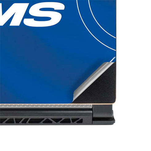 NFL Los Angeles Rams Team Jersey MSI GS65 Stealth Laptop Skin