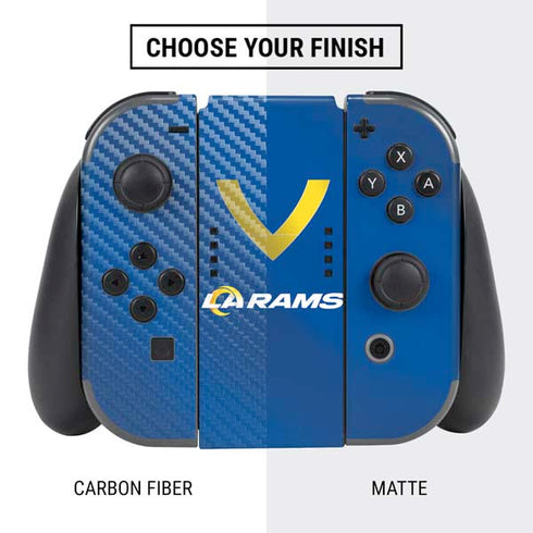 NFL Los Angeles Rams Team Jersey Nintendo Switch Bundle Skin