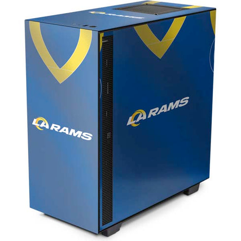 NFL Los Angeles Rams Team Jersey NZXT H510 Compact ATX Mid-Tower Case Skin