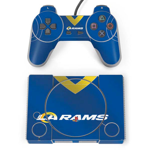 NFL Los Angeles Rams Team Jersey PlayStation Classic Bundle Skin