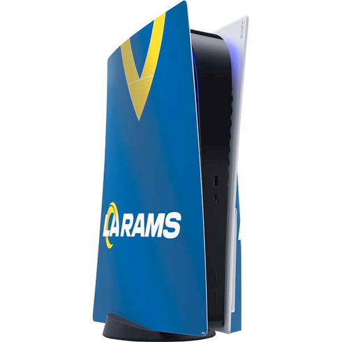 NFL Los Angeles Rams Team Jersey PS5 Console Skin