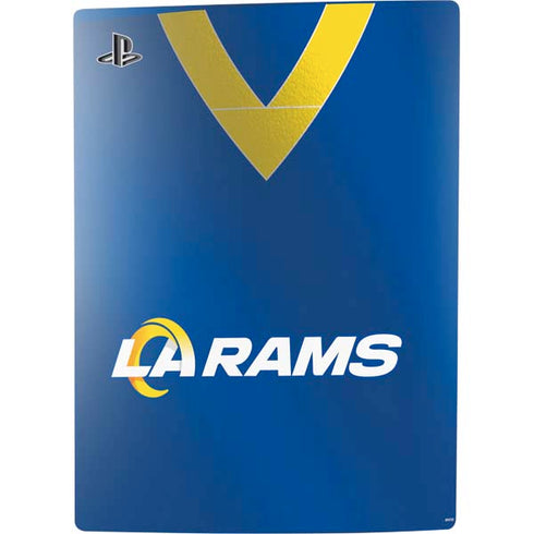 NFL Los Angeles Rams Team Jersey PS5 Digital Edition Console Skin