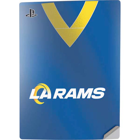 NFL Los Angeles Rams Team Jersey PS5 Digital Edition Console Skin