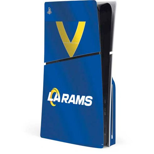 NFL Los Angeles Rams Team Jersey PS5 Slim Disk Console Skin