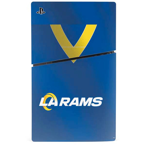 NFL Los Angeles Rams Team Jersey PS5 Slim Disk Console Skin