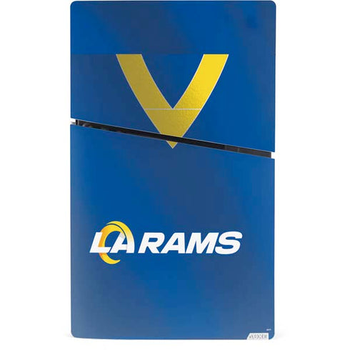 NFL Los Angeles Rams Team Jersey PS5 Slim Digital Edition Bundle Skin