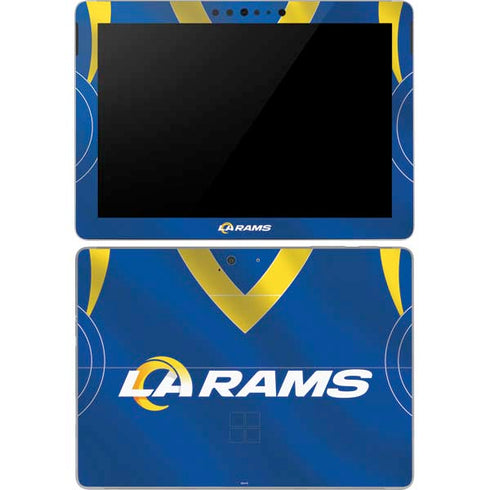 NFL Los Angeles Rams Team Jersey Surface Go Skin